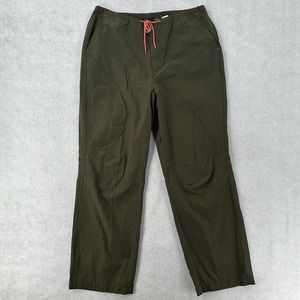 Dockers Khakis For Women Size 16‎ Drawstring Nylon Green Track Pants